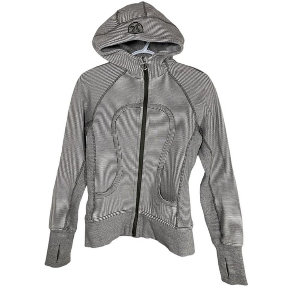 lululemon athletica Gray Hooded Jacket